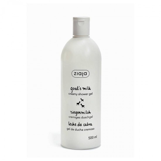 goats milk line - ziaja - cosmetics - Goat's milk creamy shower gel 500ml COSMETICS
